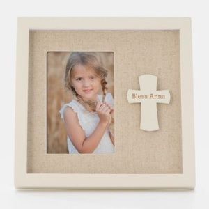 4x6 White Frame with Fabric